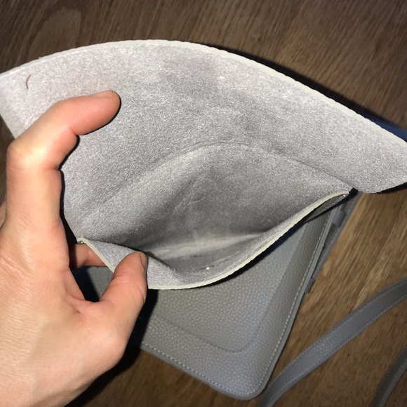Dove Gray crossbody bag with insert - Picture 7 of 7